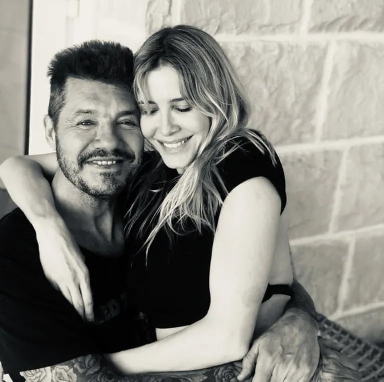 La romántica foto "dominguera" de Marcelo Tinelli disfrutando de su amor con Guillermina Valdés