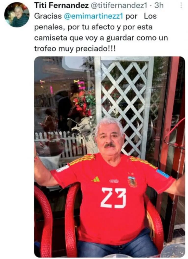 Qué hizo Dibu Martínez con la camiseta que usó contra Holanda en el Mundial Qatar 2022