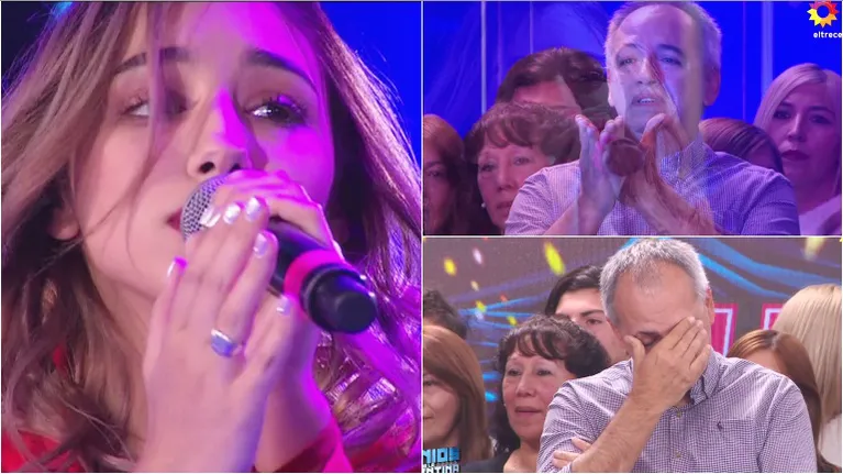 El conmovedor llanto del papá de Barby Iribas, la participante de Genios de la Argentina que le dedicó una canción