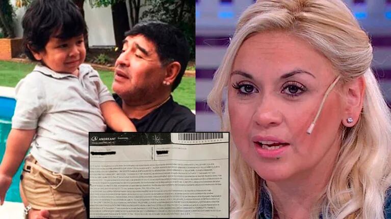 Verónica Ojeda mostró que Dieguito Fernando recibió una carta documento y pidió con bronca: Déjenlo crecer en paz