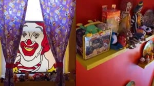 Fan de McDonalds transforma su casa en un santuario de comida rápida