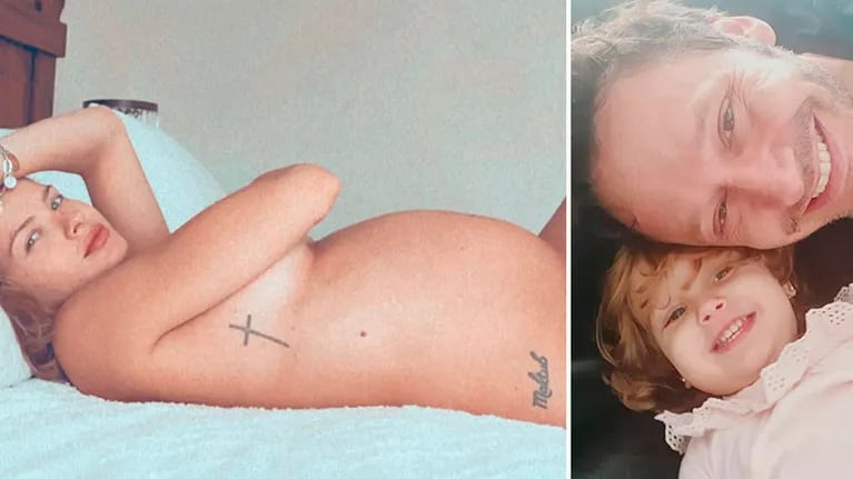 China Suárez confirmó su embarazo de cinco meses con una tierna foto de su enorme panza, desnuda en la cama