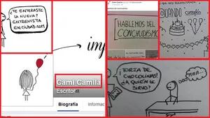 Cami Camila y sus historietas furor en Facebook: "Renuncié a mi trabajo y me voy a dedicar a esto full time"