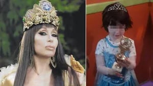 Fuerte respuesta de Moria Casán, tras las críticas en las redes por las fotos de su nieto vestido de princesa
