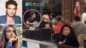 Nicolás Cabré, infraganti en una romántica cena a solas con una joven. (Foto: Web)