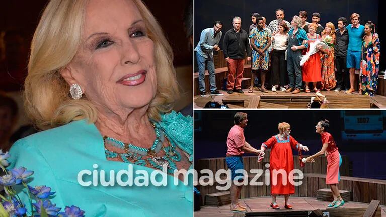 Mirtha Legrand, espectadora de lujo en el estreno teatral de Juana Viale en Mar del Plata