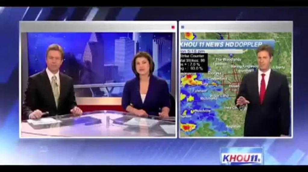 ¡Video insólito!: un meteorólogo tuvo un incontrolable ataque de hipo en la TV