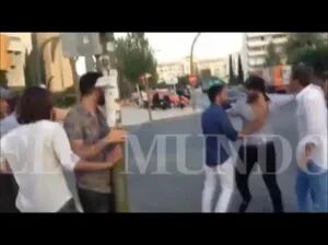 El video de la pelea callejera de Pipita Higuaín a la salida de un boliche en Ibiza