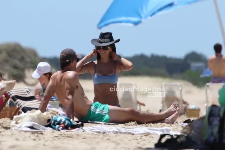 Las fotos de Zaira Nara y Facundo Pieres juntos en la playa, en medio de los rumores de embarazo