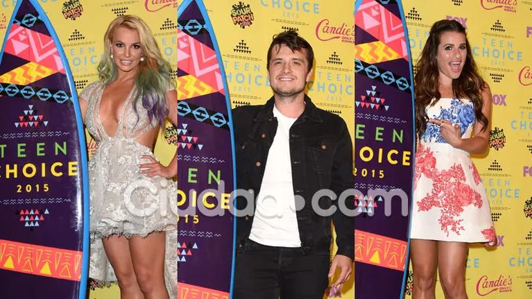 Los ganadores de los Teen Choice Awards: ¡súper look de Britney Spears!