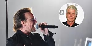 U2 le dedicó una canción al fallecido chef Anthony Bourdain
