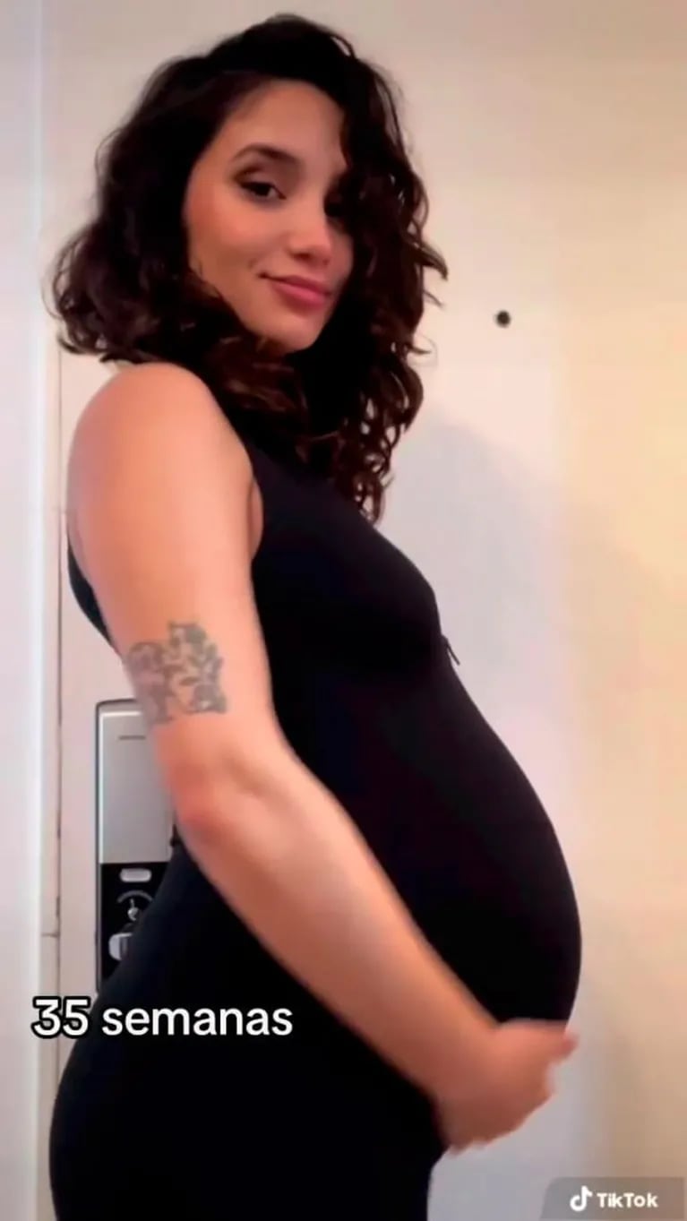 Melody luz mostró cómo cambió su cuerpo durante los 9 meses de embarazo: la reacción de Charlotte Caniggia