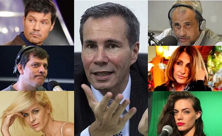 Los famosos conmocionados por la muerte del fiscal Nisman (Fotos: Web). 