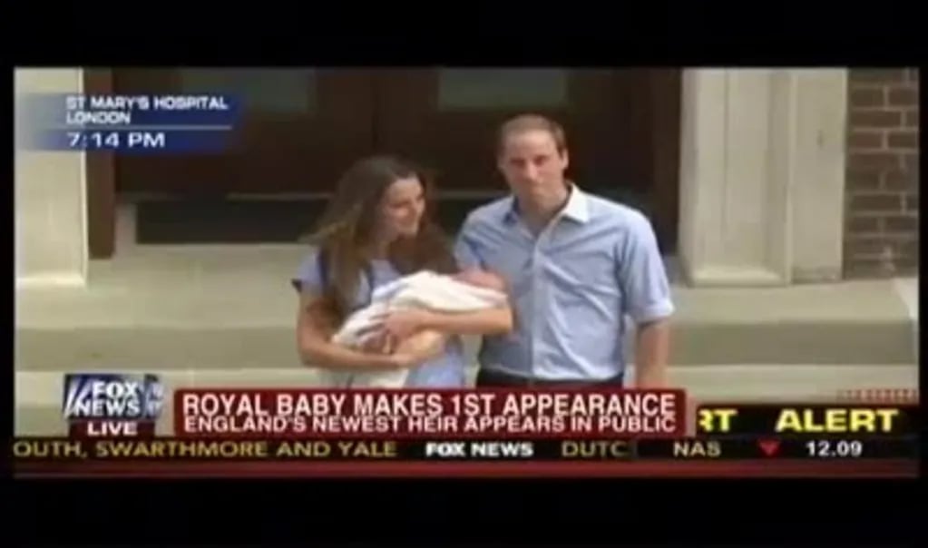 El Príncipe William y Kate Middleton presentaron a su bebé, ¡a sólo 24 horas de su nacimiento!: el video