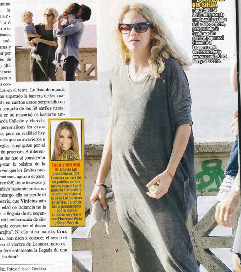 Leonora Balcarce, embarazada a un año y medio de haber sido mamá: ¡las fotos de su pancita de 5 meses!