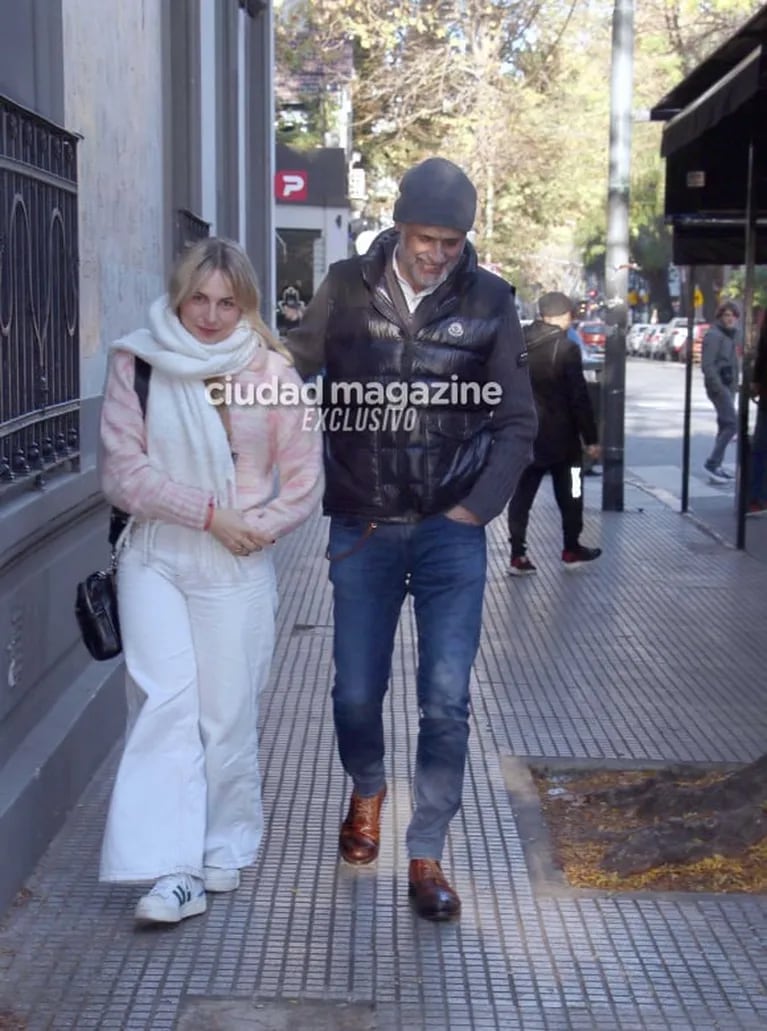 Las primeras fotos de Jorge Rial y su pareja paseando por Palermo: almuerzo, risas y cómo evalúan su futuro