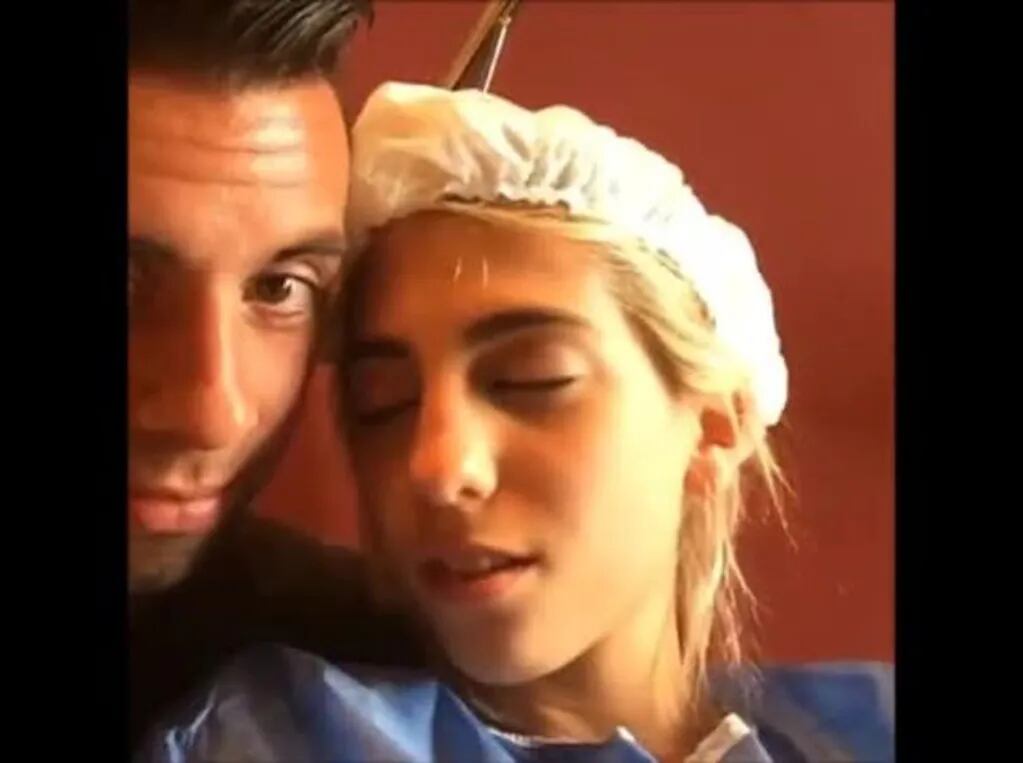 El insólito video que Matías Defederico compartió en Instagram: Cinthia Fernández después de la operación