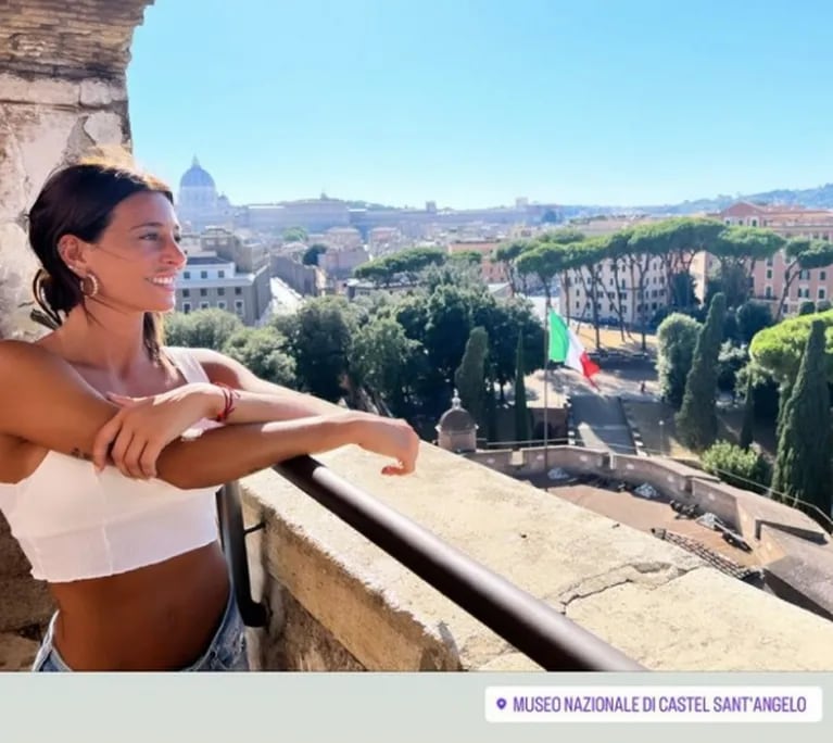 Sol Pérez compartió románticas fotos con su novio, Guido Mazzoni, desde Roma