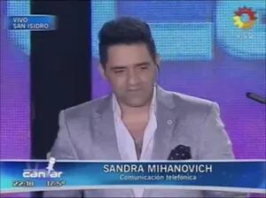 Sandra Mihanovich felicitó a su sobrina en Soñando por Bailar y agradeció a su ahijada