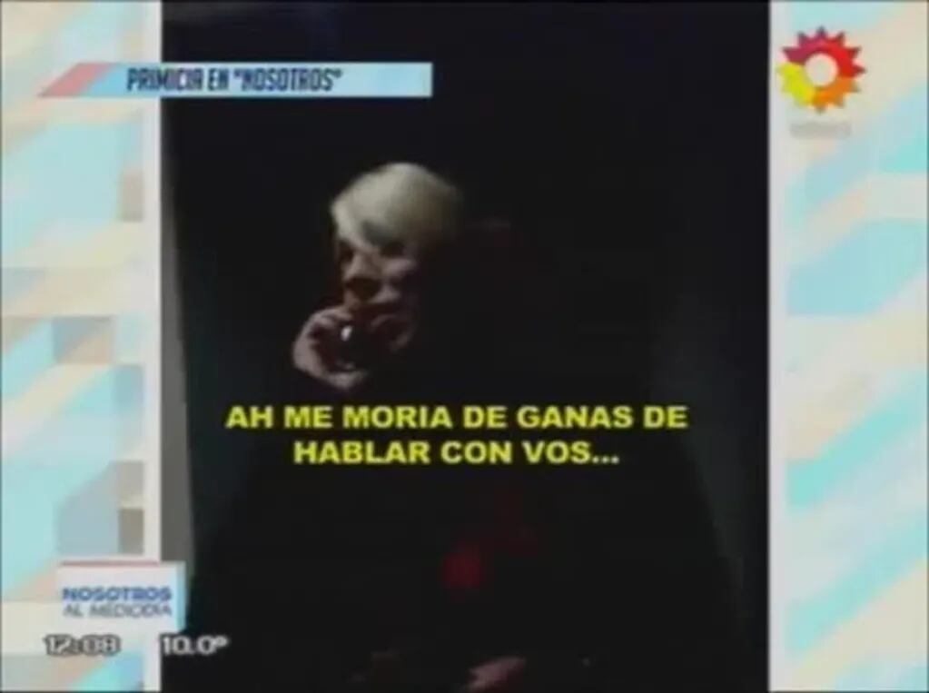 La escena de celos del novio de Mónica Farro desde la cárcel por Carlitos Nair