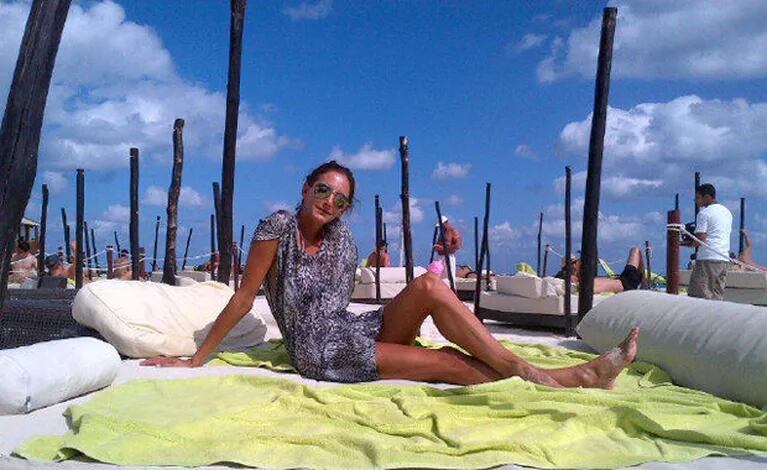 Luciana Aymar, en Cancún (Foto: Twitter).