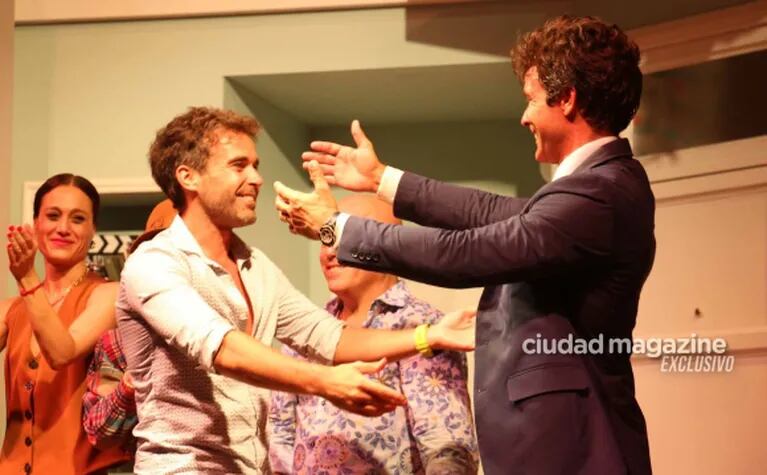 En fotos: Mariano Martínez reunió a sus exparejas en el estreno de Tom, Dick y Harry que dirige Nicolás Cabré