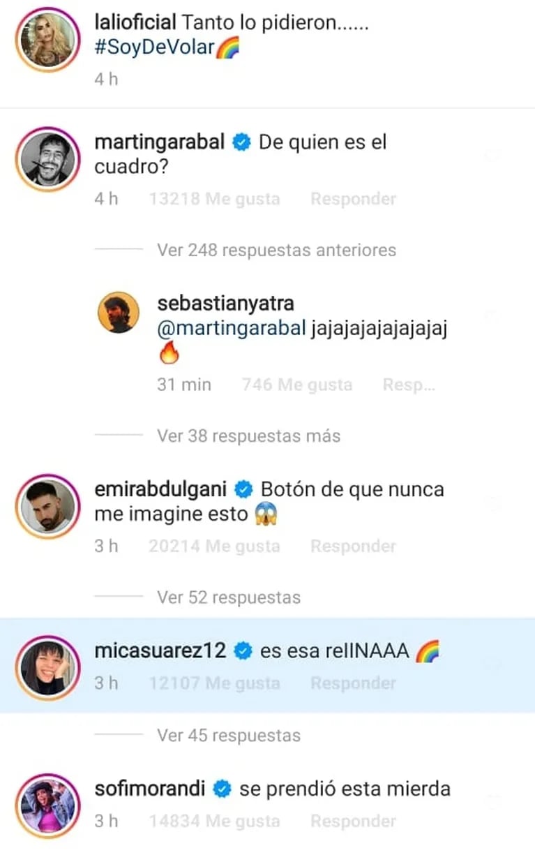 La reacción de los famosos tras ver el video de Lali Espósito besando apasionadamente a otra mujer