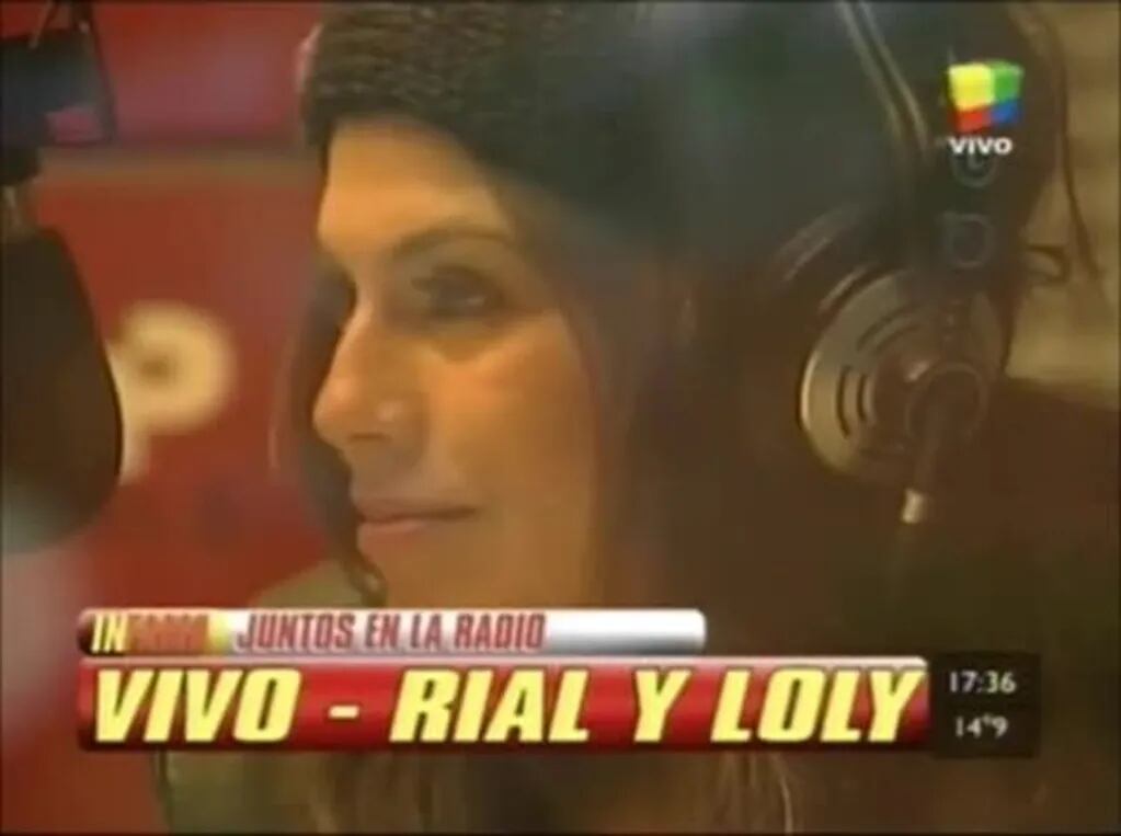 Loly Antoniale le comió la boca a Jorge Rial en vivo