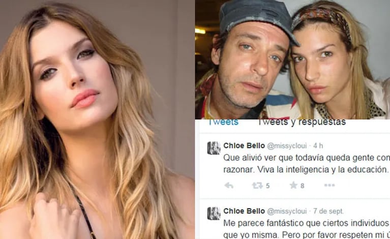 Chloé Bello se mostró indignada por las críticas que recibió tras la muerte de Gustavo (Fotos: Web). 