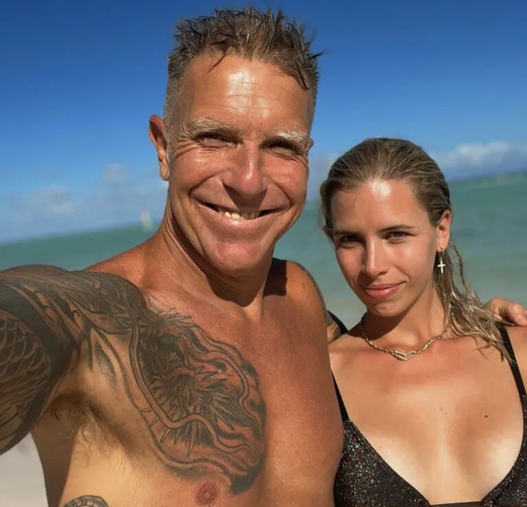 Alejandro Fantino, de vacaciones en Punta Cana con Coni Mosquera: "La felicidad está en el día a día con vos"