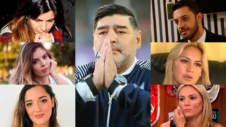 El entorno de Diego Maradona: Gianinna Maradona fue quien más insistió para verlo