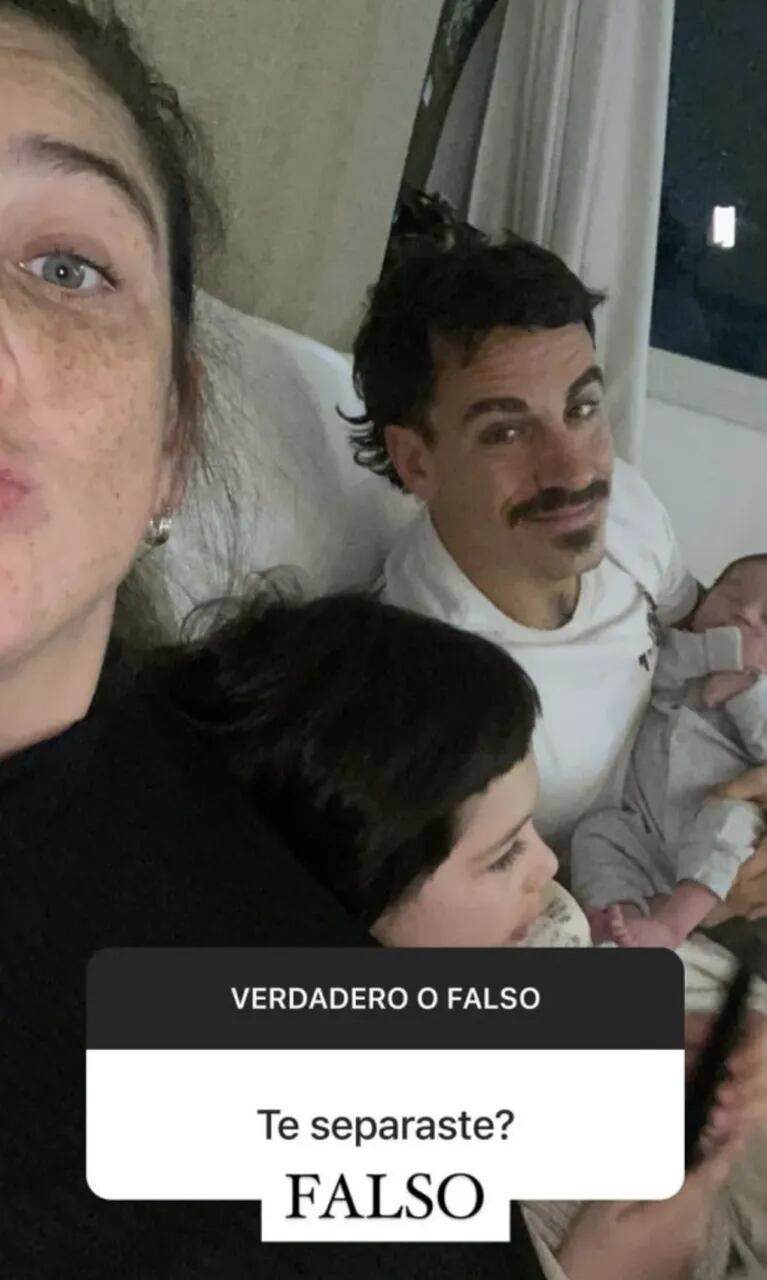Juana Repetto enfrentó los rumores de separación de Sebastián Graviotto a un mes de dar a luz: "Duerme seguido en otro cuarto"