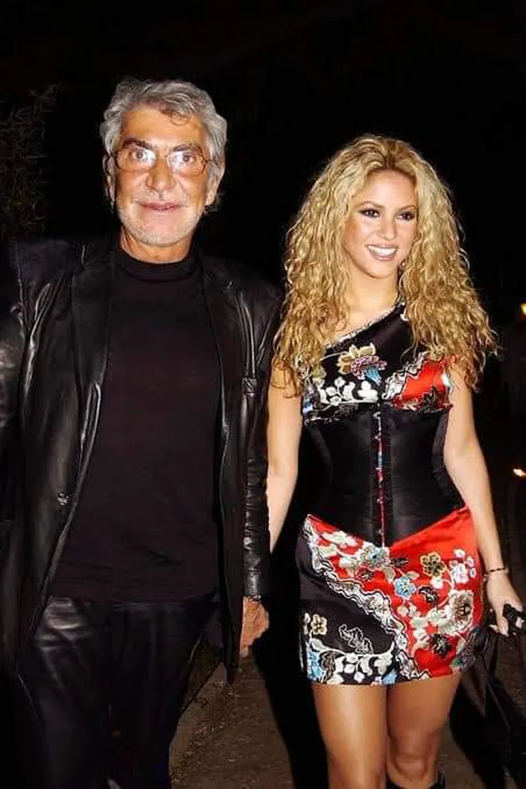 Roberto Cavalli y Shakira en 2010.