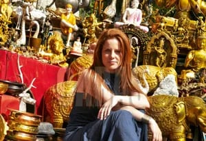 Agustina Kämpfer meditó en India sobre su antigua relación con Amado Boudou. (Foto: Caras)