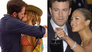 Jennifer Lopez publicó una foto besándose apasionadamente con Ben Affleck.