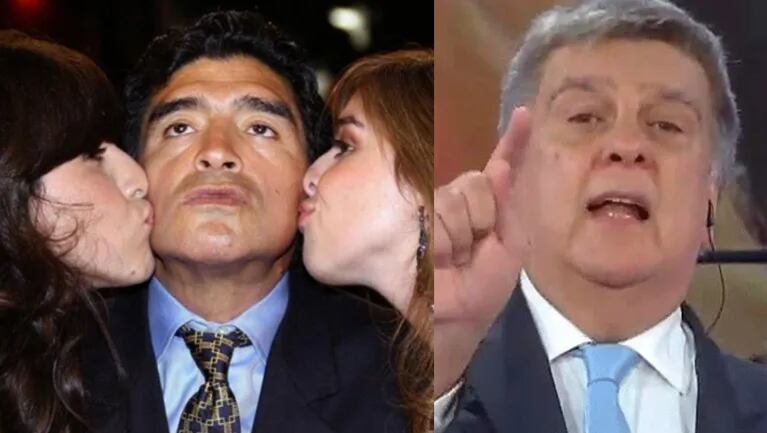 Luis Ventura se mostró muy indignado con Dalma y Gianinna Maradona.