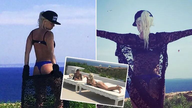 Wanda Nara, súper sexy en bikini en la paradisíaca Ibiza. (Foto: Instagram)