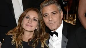 Julia Roberts en un homenaje a su amigo George Clooney. 