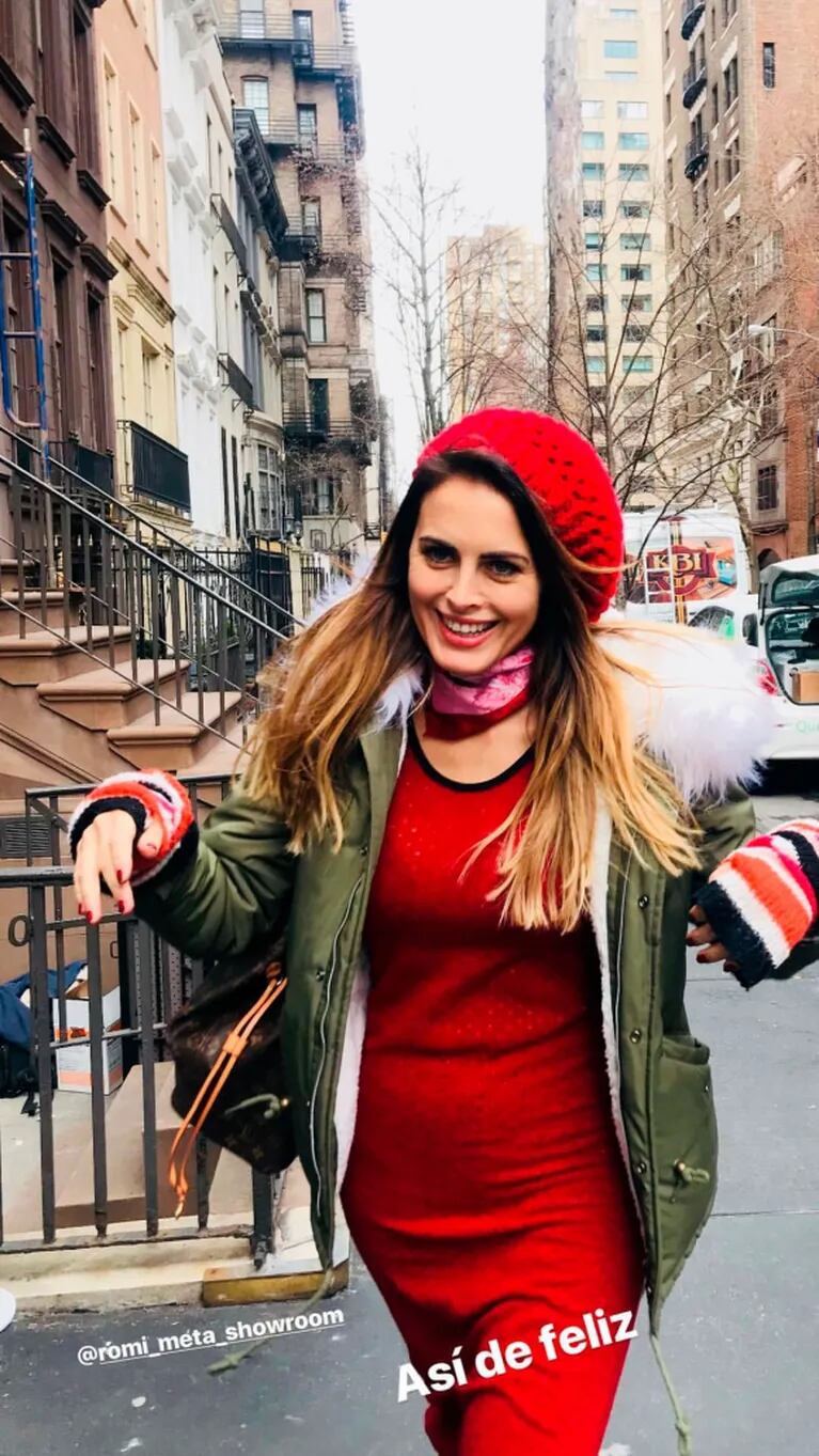 Los días de Silvina Luna en Nueva York tras separarse del Polaco: "Así de feliz" 