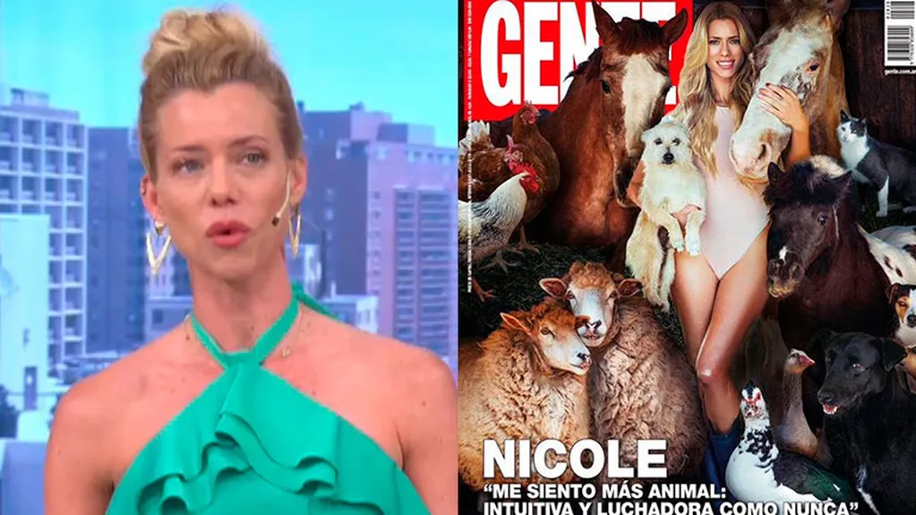 Nicole Neumann habló en Nosotros a la mañana de su tapa rodeada de animales