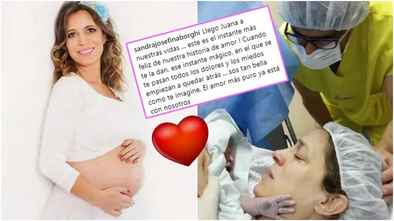 A los 41 años, Sandra Borghi volvió a convertirse en madre (Fotos: Moments, by Cata Galante e Instagram)