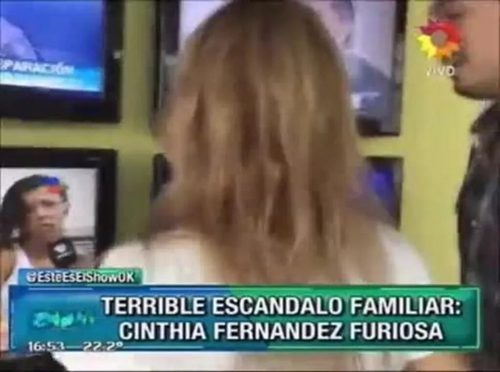 La reacción de Cinthia Fernández en Este es el show cuando escuchó las polémicas declaraciones de su suegra y su cueñada