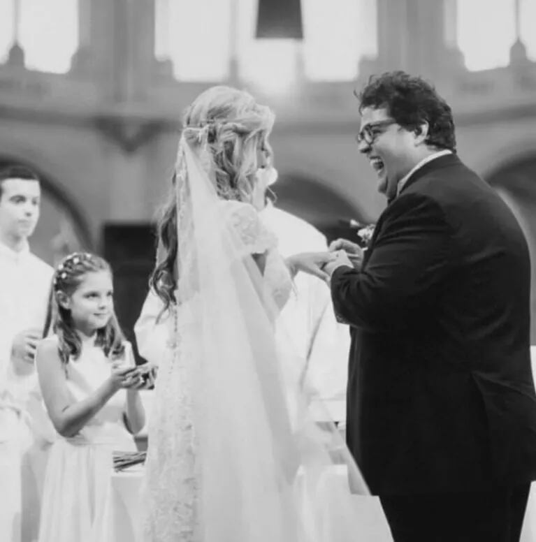 Darío Barassi y Lucía Gómez Centurión cumplieron 7 años de casados: "Te amo, gorda mía"