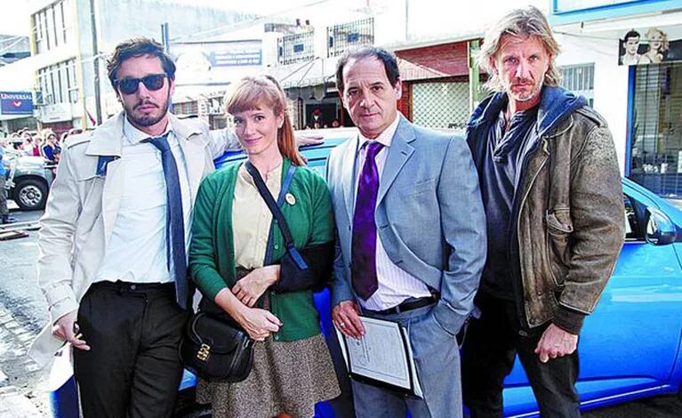 El elenco de Farsantes comenzó con las grabaciones de la ficción (Foto: Clarín.com). 