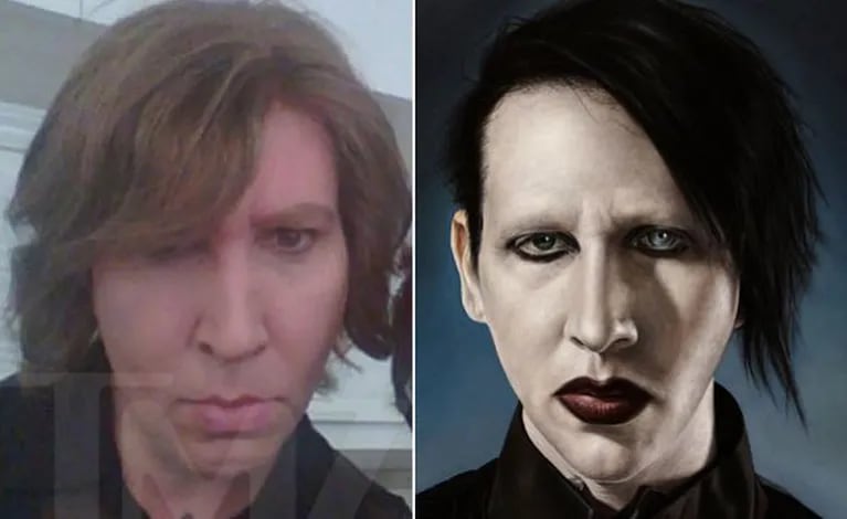 La impactante foto de Marilyn Manson sin maquillaje. (Foto: TMZ.com/Web)