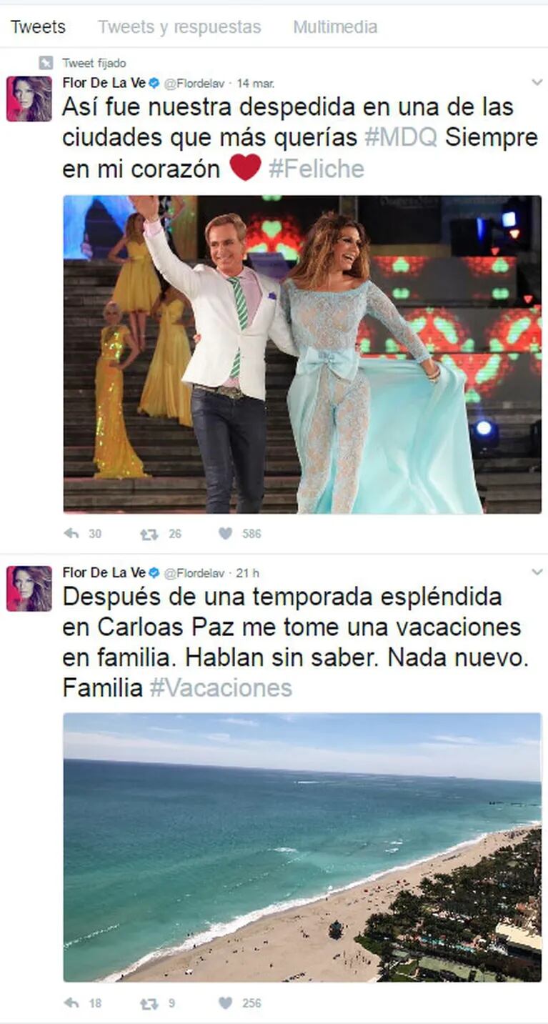 La reacción de Florencia de la Ve tras las fuertes acusaciones de Mabel Ibáñez en TV: "Hablan sin saber. Nada nuevo" 