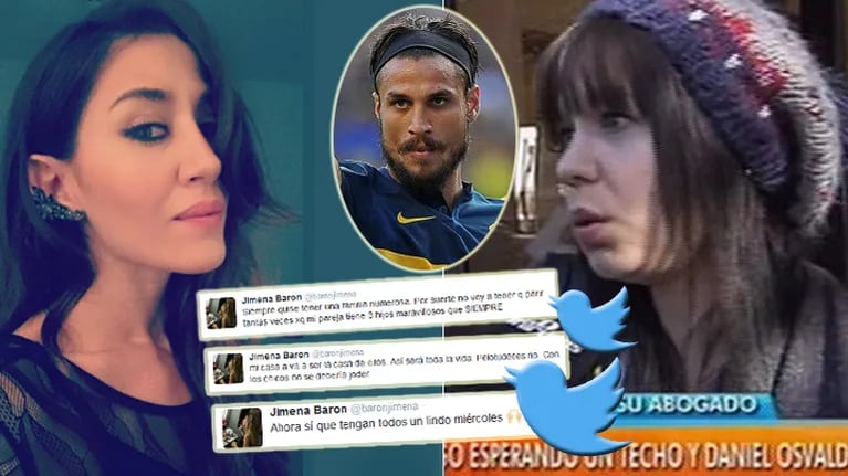 Jimena Barón le respondió a Ana Oertlinger en Twitter (Foto: Web y redes sociales)