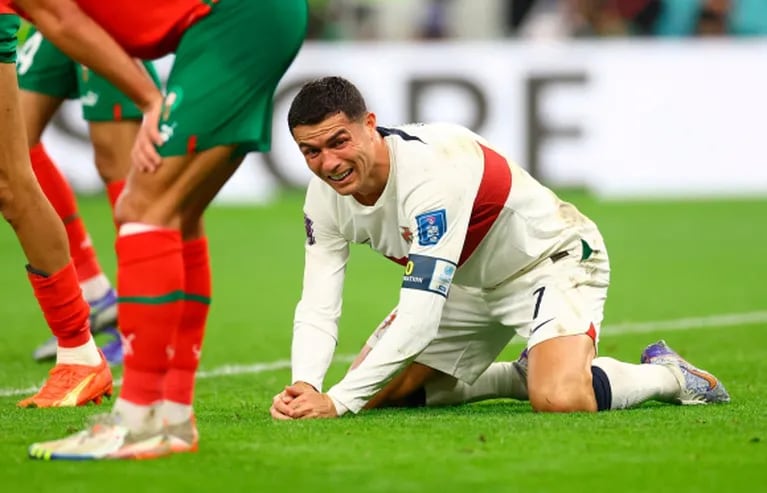 El llanto desconsolado de Cristiano Ronaldo por la eliminación de Portugal del Mundial 