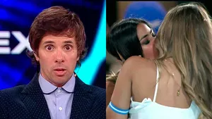El "chape" de Julieta y Daniela en Gran Hermano tomó por sorpresa a Roberto Funes Ugarte: "¿Vieron ese beso?"