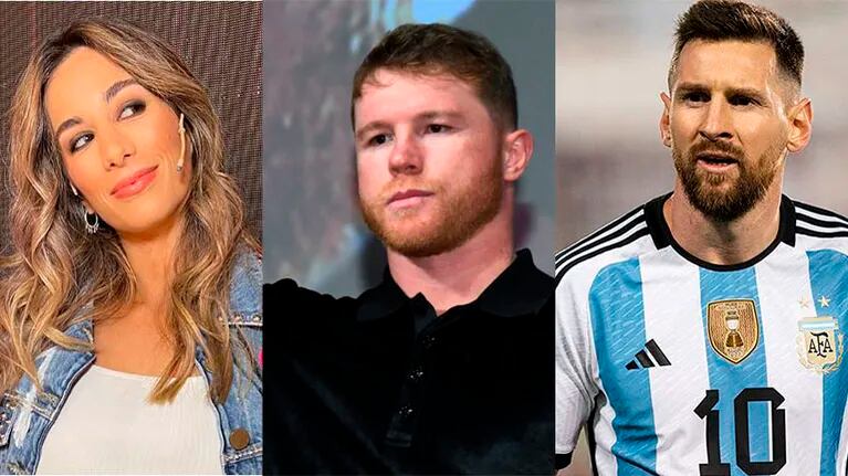 El cruce de Estefi Berardi y Canelo Álvarez por Lionel Messi: Nadie te conocía
